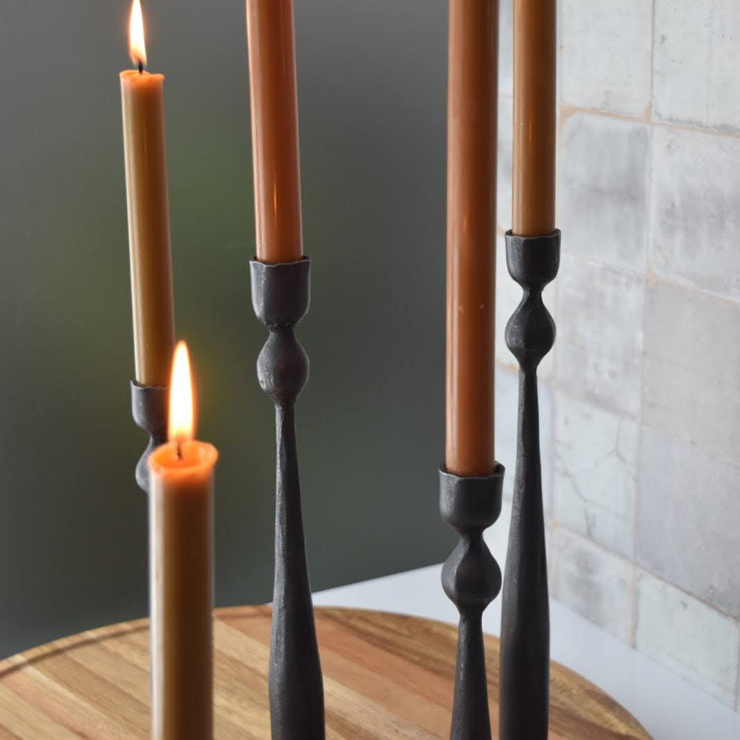 12” Ball Taper Candle Holder by Blackthorn Forge