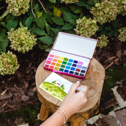 Midwinter Forest Watercolor Painting Kit by Cate Paper Co.