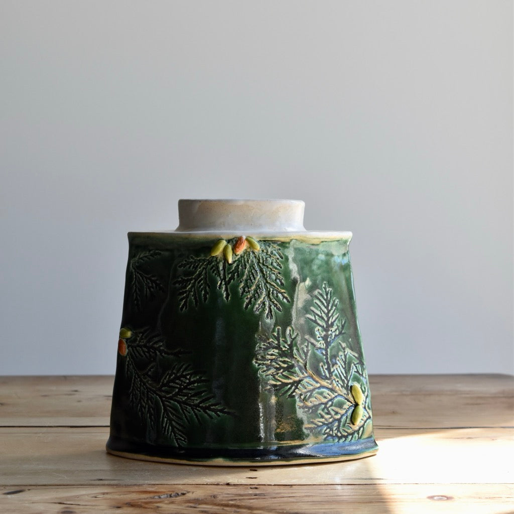 Cedar Vase by Jan Toscano