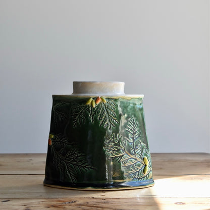 Cedar Vase by Jan Toscano