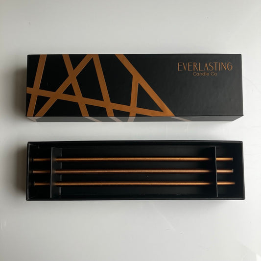 Champagne Reusable Steel Candles by Everlasting Candle