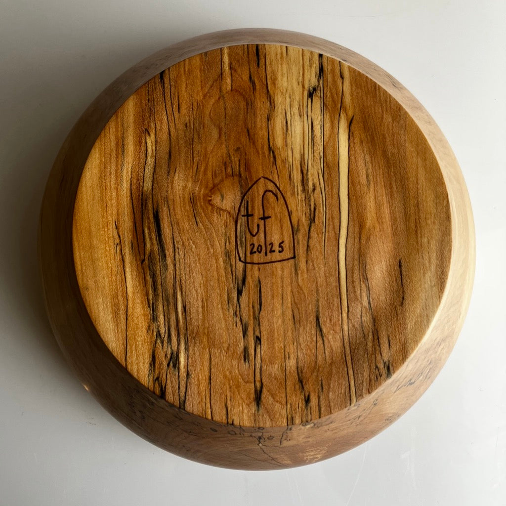 Spalted Maple Bowl by Tom Forester