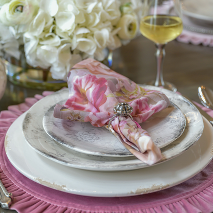 Floral Fantasy Italian Cotton Napkin by Arte Italica