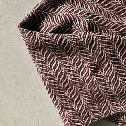 Cotton Tea Towel / Hand Towel in Raspberry by Kristina Nichols