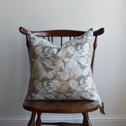 Decorative 100% Linen Pillow in "Coastal Winter" by Glass Muriel