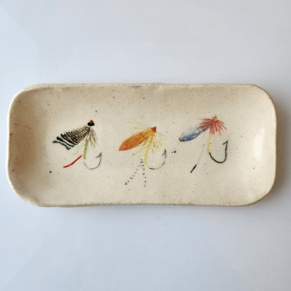 Extra Small Fly Fishing Dish by Jan Toscano