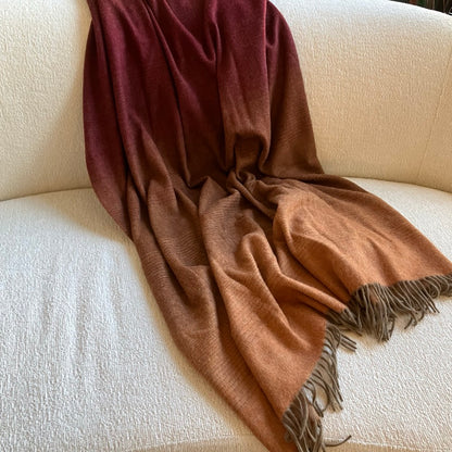 Whisper Ombre Merino Throw by Prince of Scots