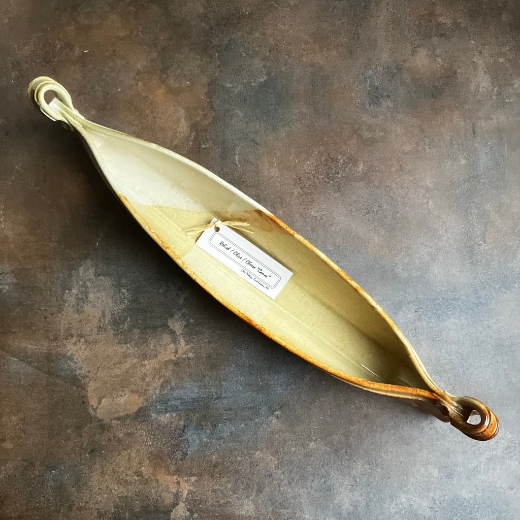 Relish, Olive, or Cheese "Canoe" by Otis Pottery