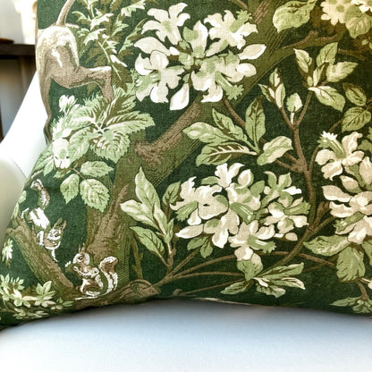 Hound Meadow Throw Pillow by Schumacher