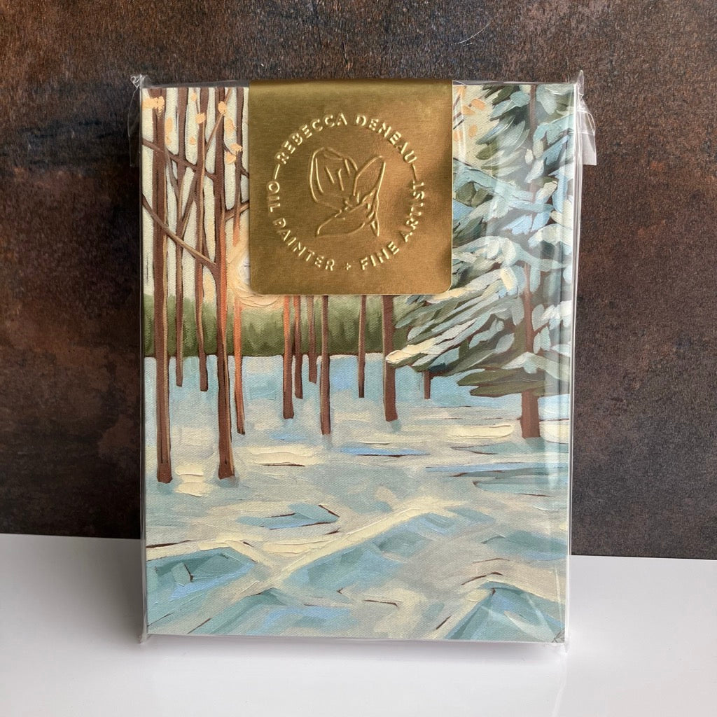 Winter Note Card Set by Rebecca Deneau