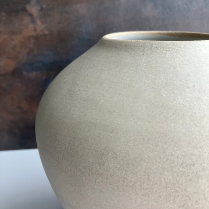 Stoneware Vase in Verdure RAW by Convivial