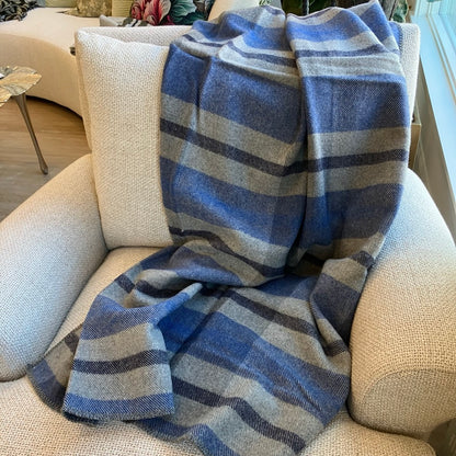 Northfield Plaid Wool Throw Blanket by Faribault Mill