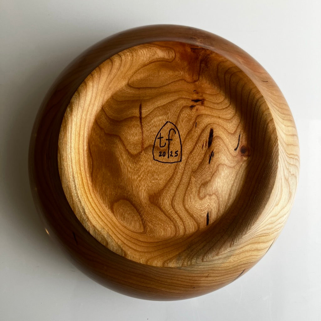 Large Cherry Bowl by Tom Forester