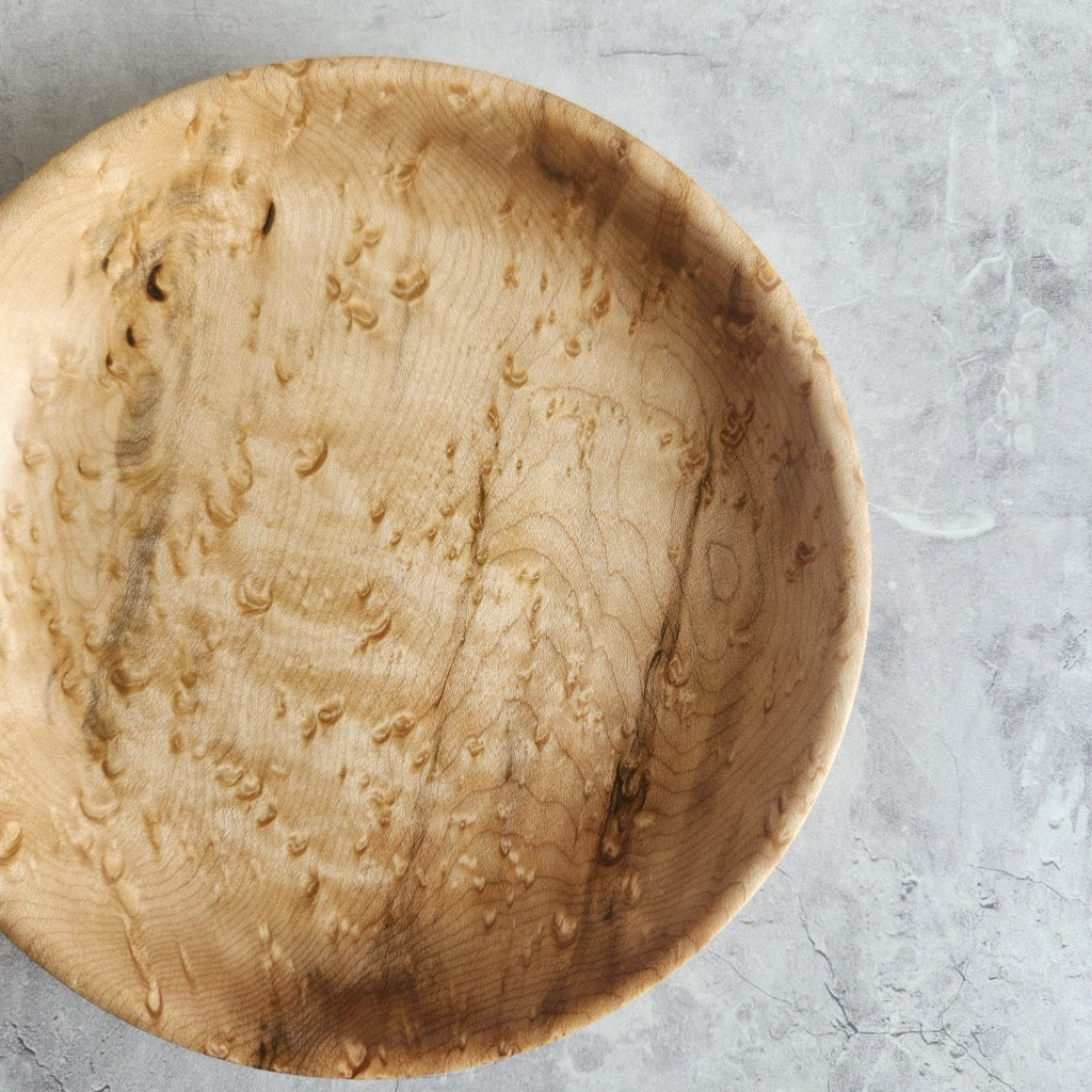 Birds Eye Maple Dish by Thom Forester