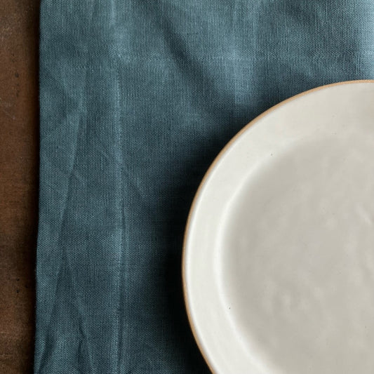 Linen Placemat in Eucalyptus by Rough Linen