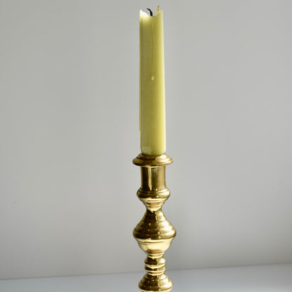 Found Late 20th Century Style Brass Candlestick