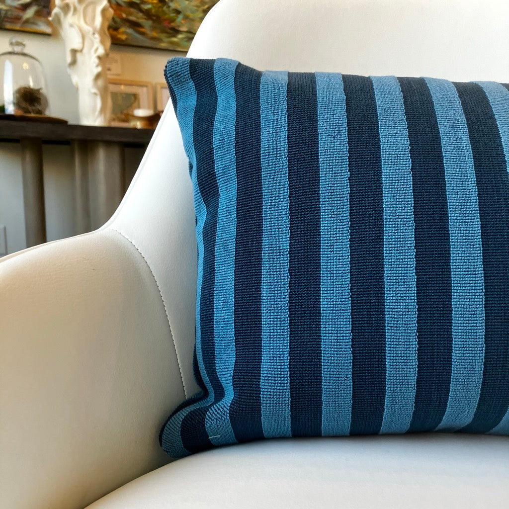 Pipe Illusion Lumbar Pillow by Schumacher
