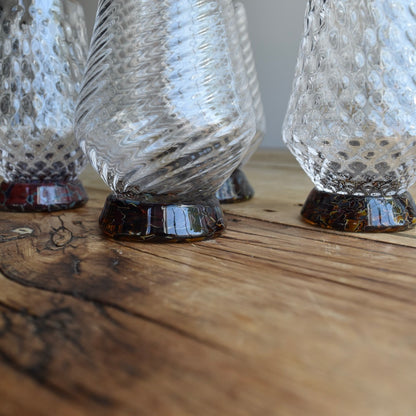 Hand-Blown Spiral Neat Pour Glass by Bull In China