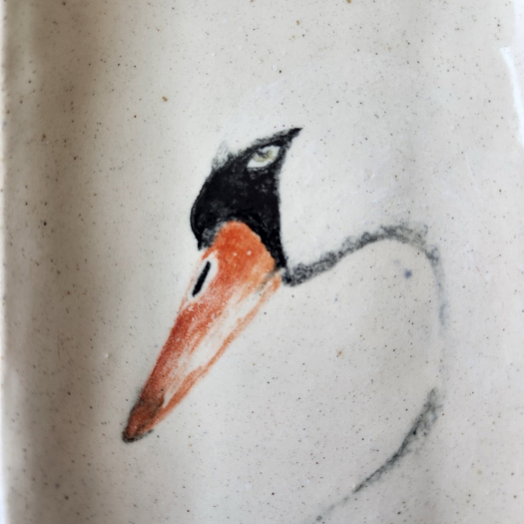 Medium Swan Dish by Jan Toscano