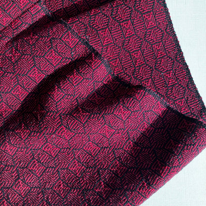 Table Runner in Red and Black by Kristina Nichols