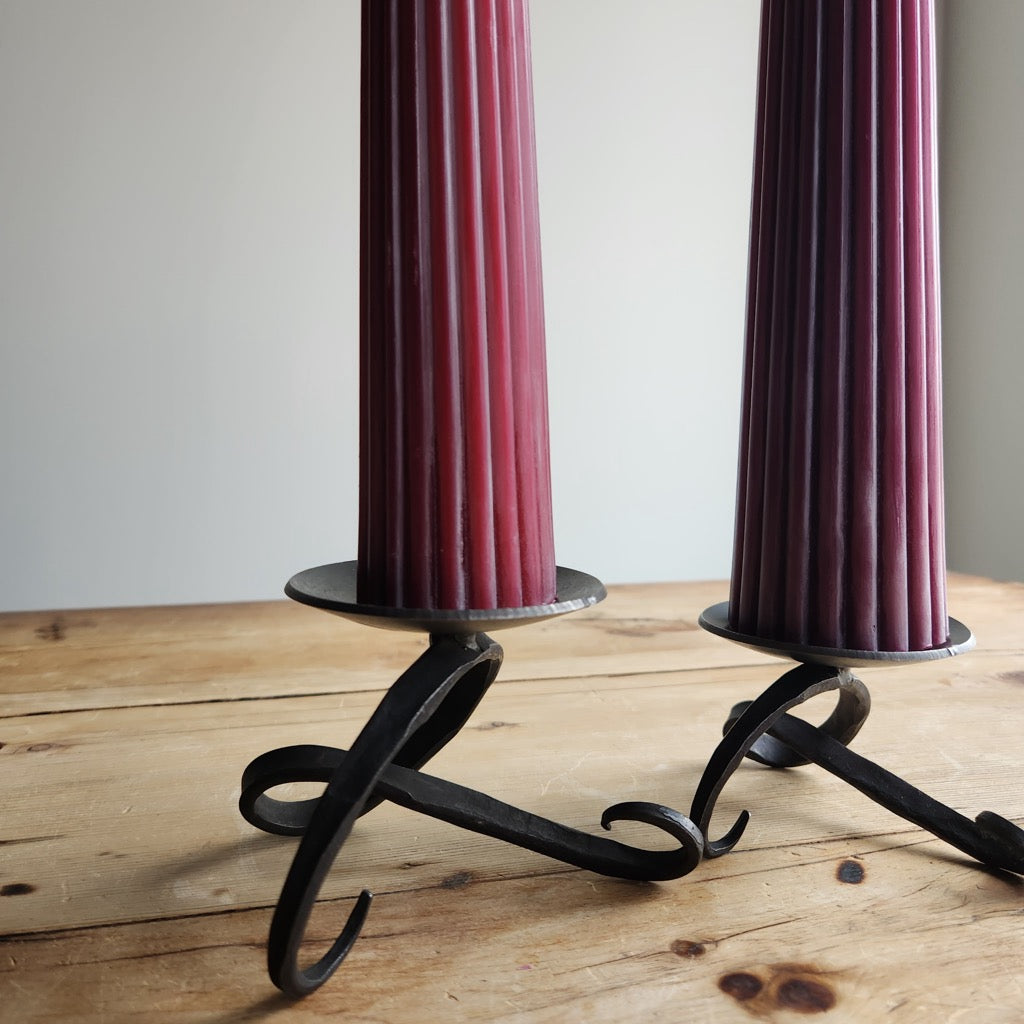 Sculpture Candle Holder by Blackthorne Forge