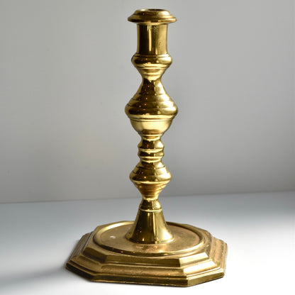 Found Late 20th Century Style Brass Candlestick