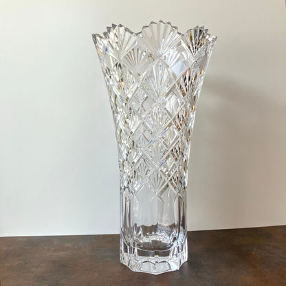Valbonne Crystal Vase by Mikasa