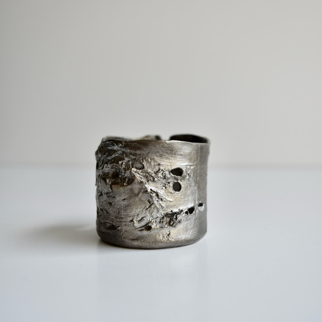 Birch Bark Tea Light Holder by Michael Michaud