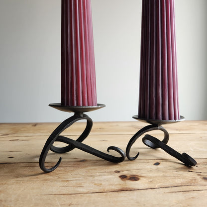 Sculpture Candle Holder by Blackthorne Forge