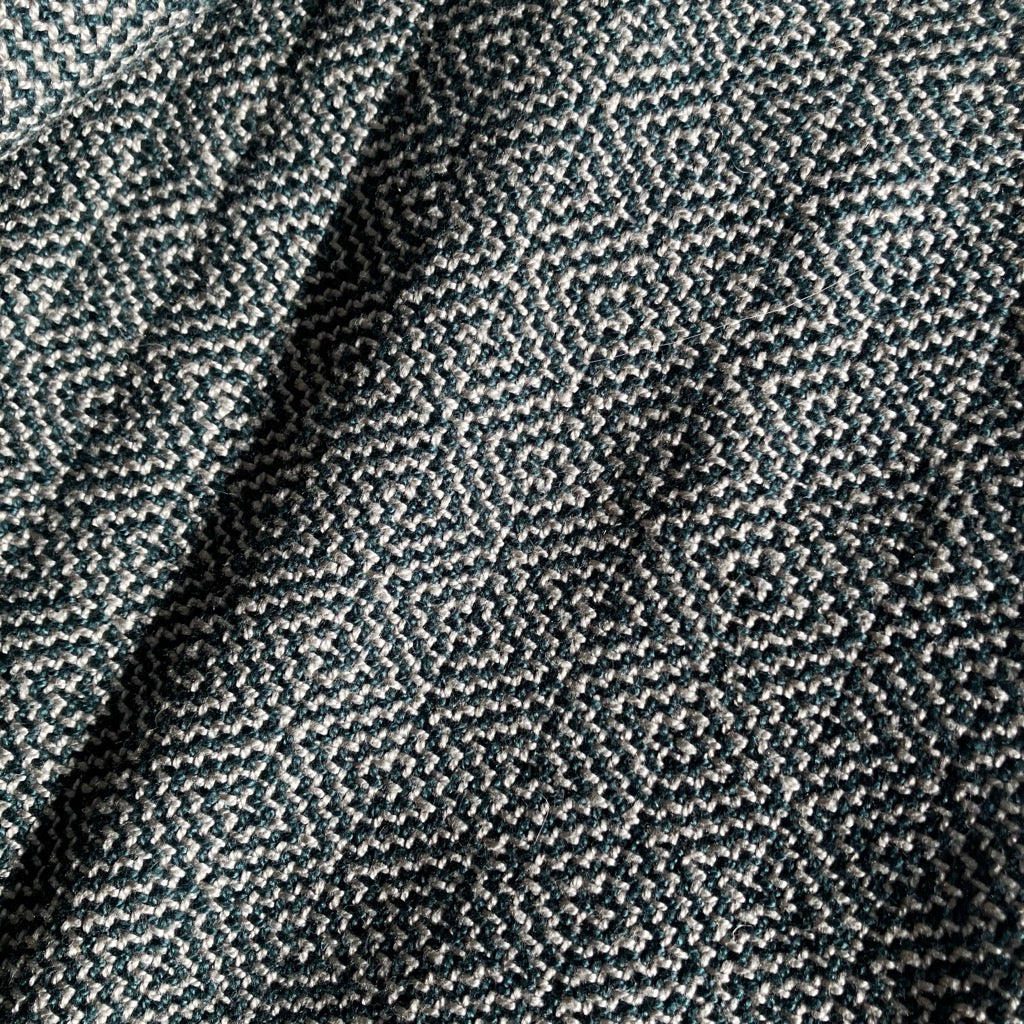 Table Runner in Gray and Green by Kristina Nichols