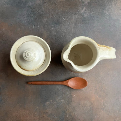 Sugar & Cream Set by Otis Pottery