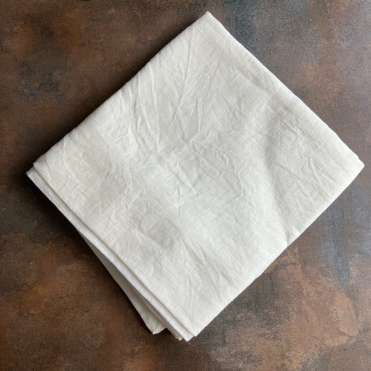 Off White 6 Foot Table Runner in European Linen by Rough Linen
