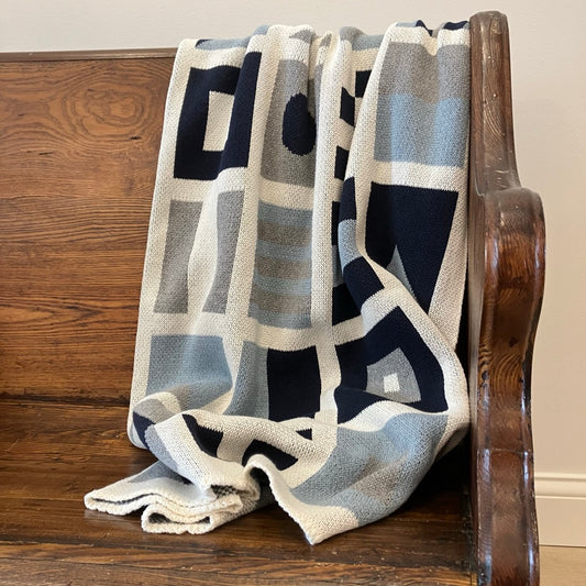 Nautical Flags Throw Blanket by In2Green