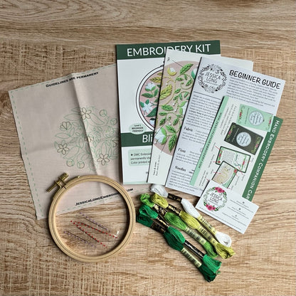 Blissful Blooms Embroidery Kit By Jessica Long Embroidery