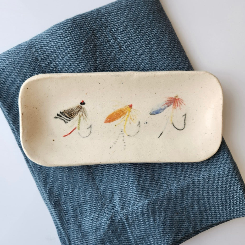 Extra Small Fly Fishing Dish by Jan Toscano – The Robin Nest