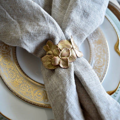 Hydrangea Napkin Rings By Michael Michaud (Set of 4)