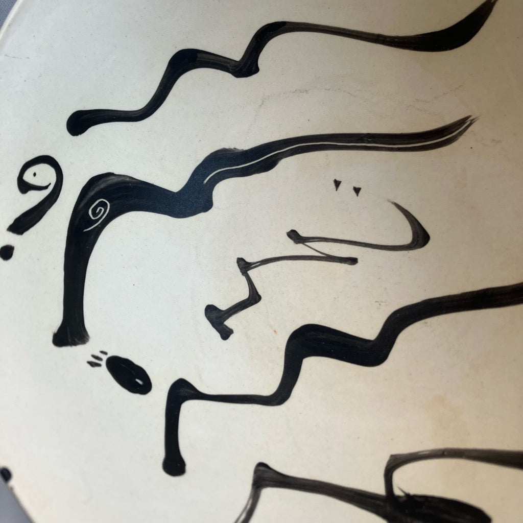 Dancing Slip Bowl by Linda Ziemke