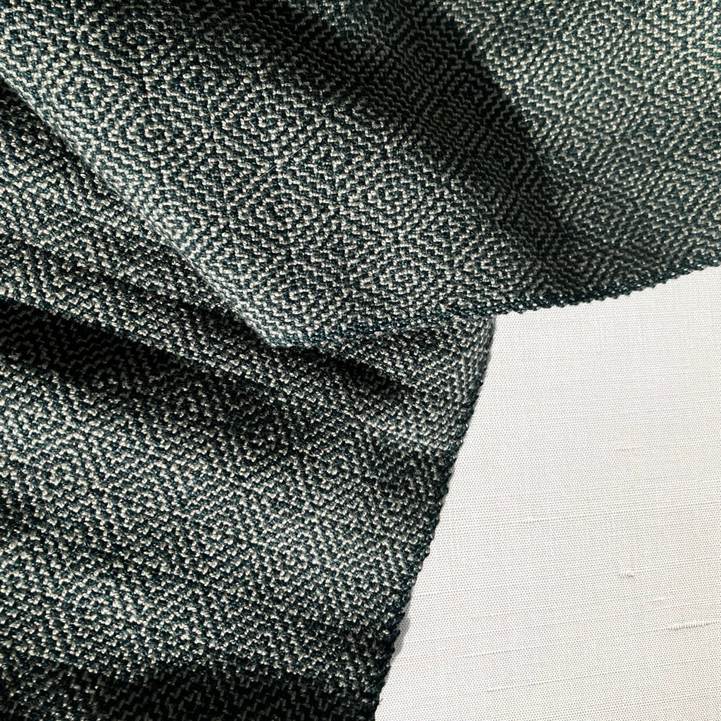 Table Runner in Gray and Green by Kristina Nichols