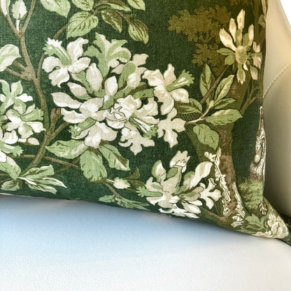 Hound Meadow Throw Pillow by Schumacher