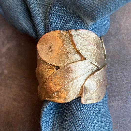 Bay Leaf Napkin Rings By Michael Michaud (Set of 4)