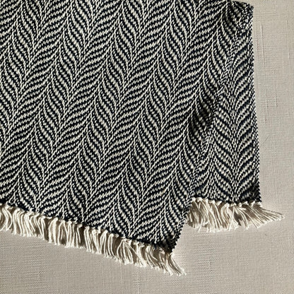 Placemat in White and Grey by Kristina Nichols