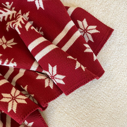 Fair Isle Throw Blanket by In2Green