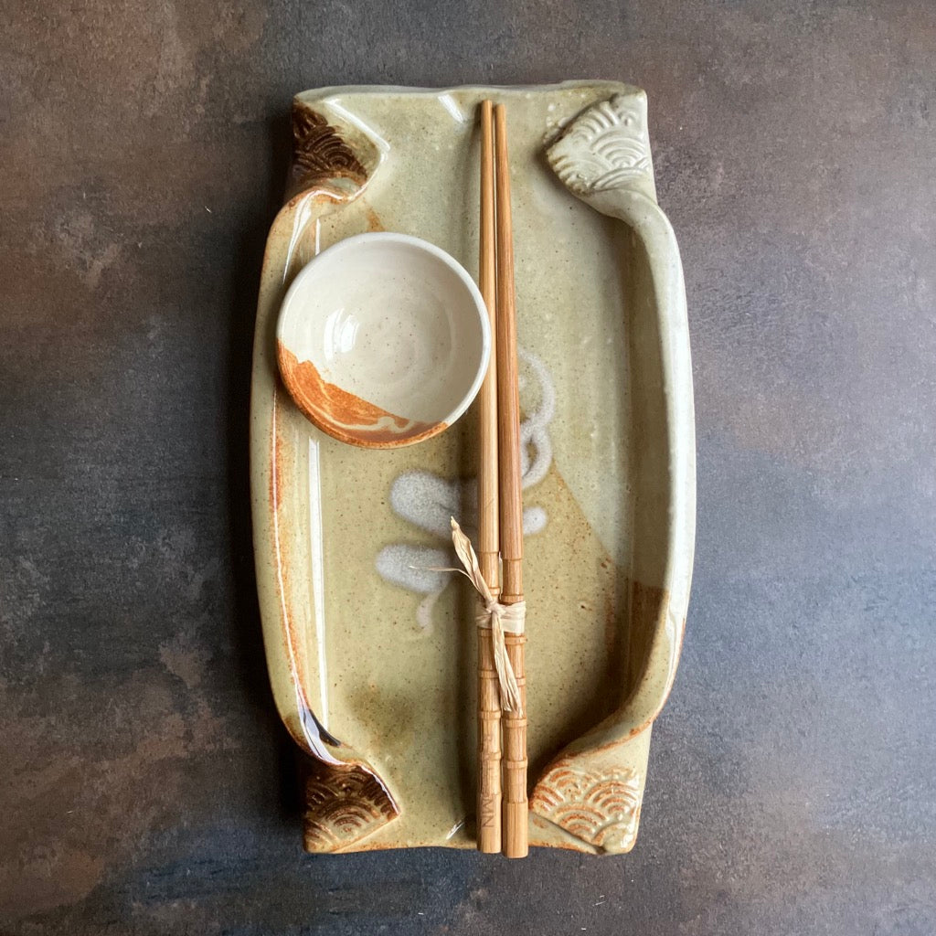 Sushi Tray by Otis Pottery