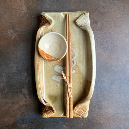 Sushi Tray by Otis Pottery