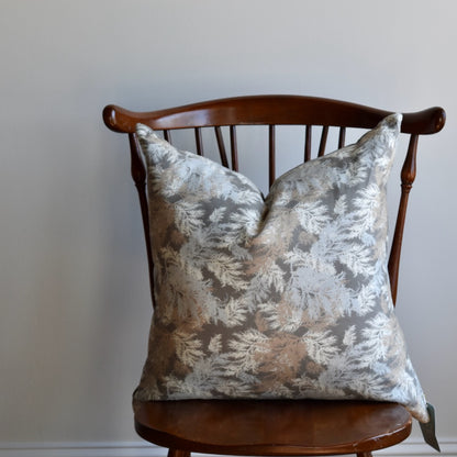 Decorative 100% Linen Pillow in "Coastal Winter" by Glass Muriel
