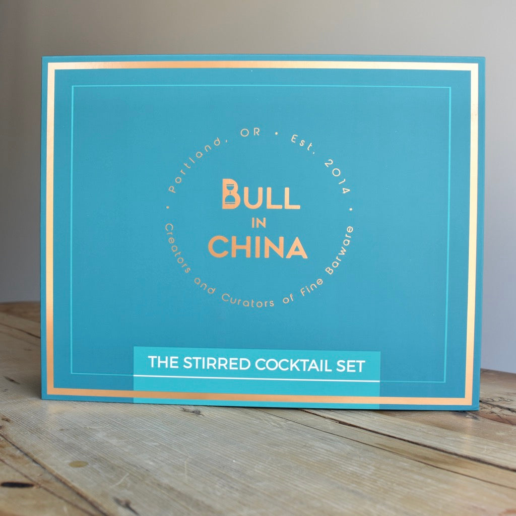 The Stirred Cocktail Set by Bull In China