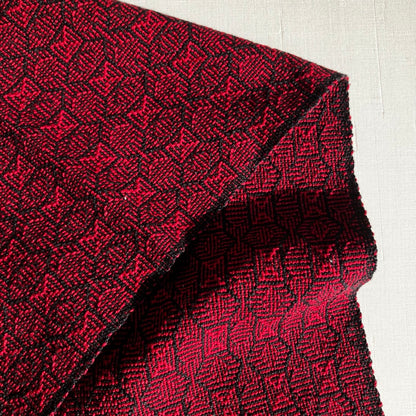 Table Runner in Red and Black by Kristina Nichols