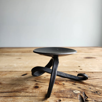 Sculpture Candle Holder by Blackthorne Forge
