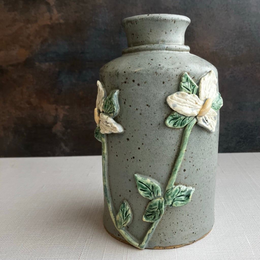 Trillium Vase by potter Jan Toscano