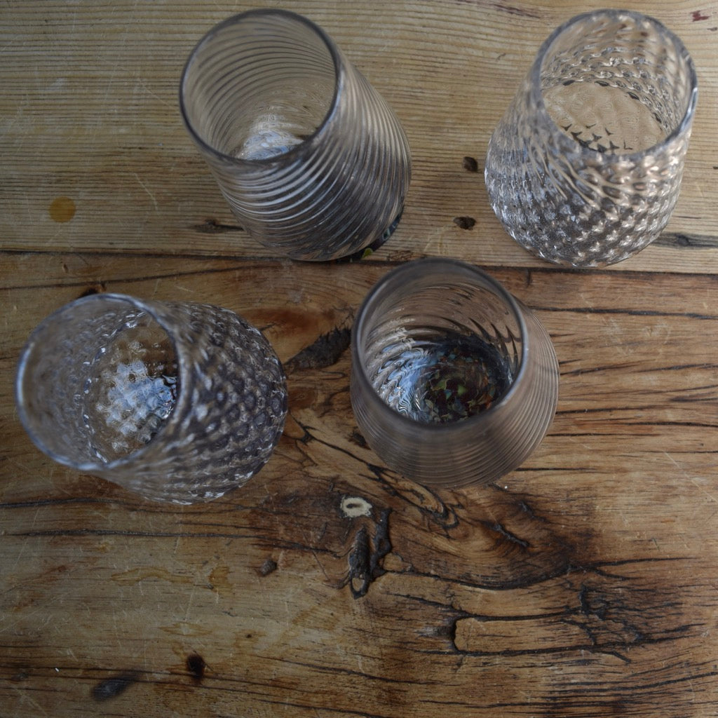 Hand-Blown Spiral Neat Pour Glass by Bull In China